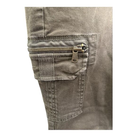 Express ankle skinny Stella cargo pants olive army green size 8 - Picture 2 of 6